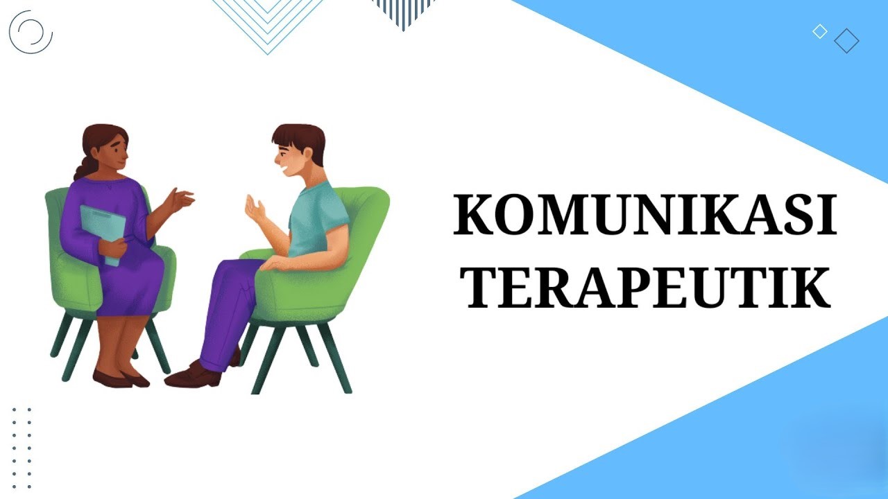 Ilustrasi komunikasi terapeutik antara perawat dan pasien untuk membangun kepercayaan dan kenyamanan dalam pelayanan kesehatan