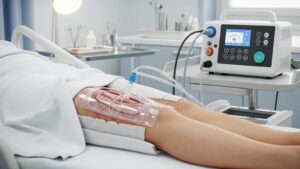 Tenaga kesehatan melakukan perawatan luka modern di fasilitas medis untuk mempercepat penyembuhan pasien