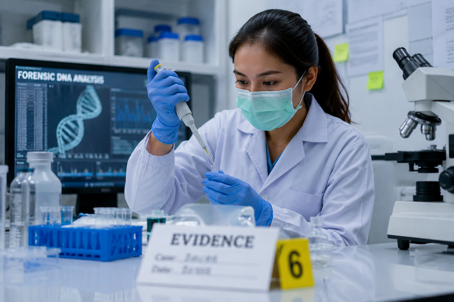 karir Forensic DNA Analyst di laboratorium
