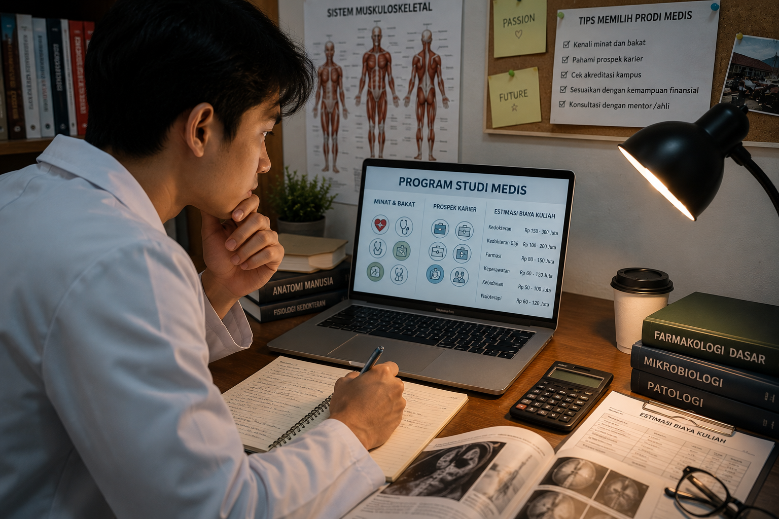 mahasiswa berkonsultasi mengenai tips memilih program studi medis