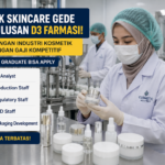 owongan D3 Farmasi kosmetik di laboratorium penelitian"