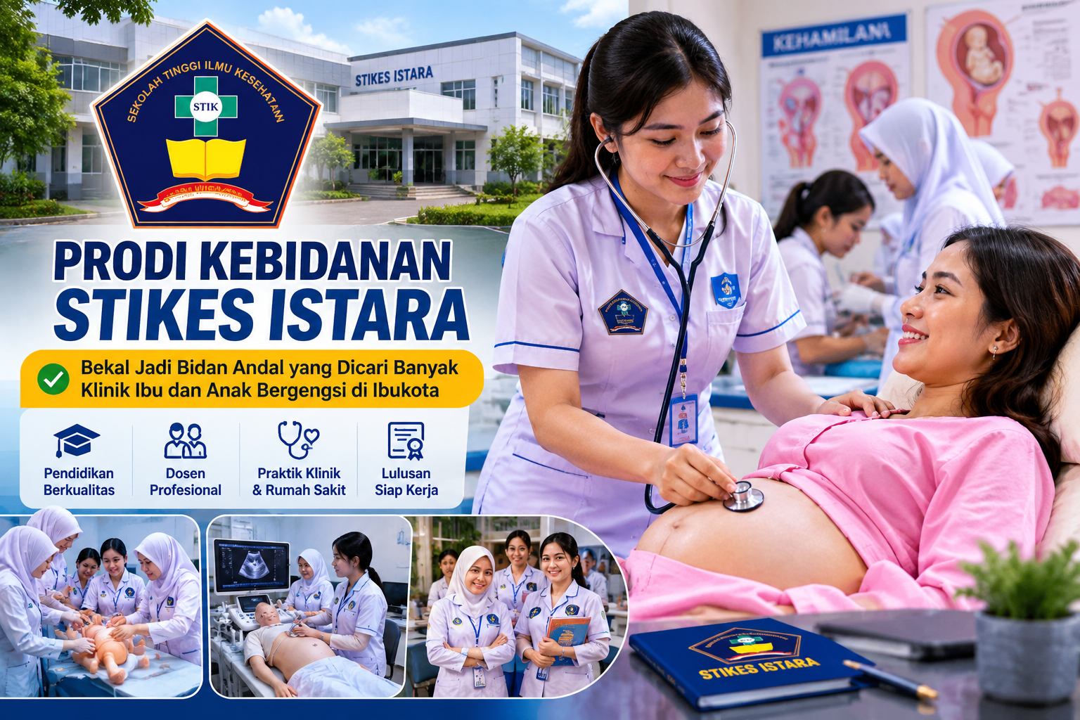 fasilitas laboratorium Prodi Kebidanan STIKES Istara