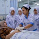 suasana praktik klinis mahasiswa kesehatan di rumah sakit