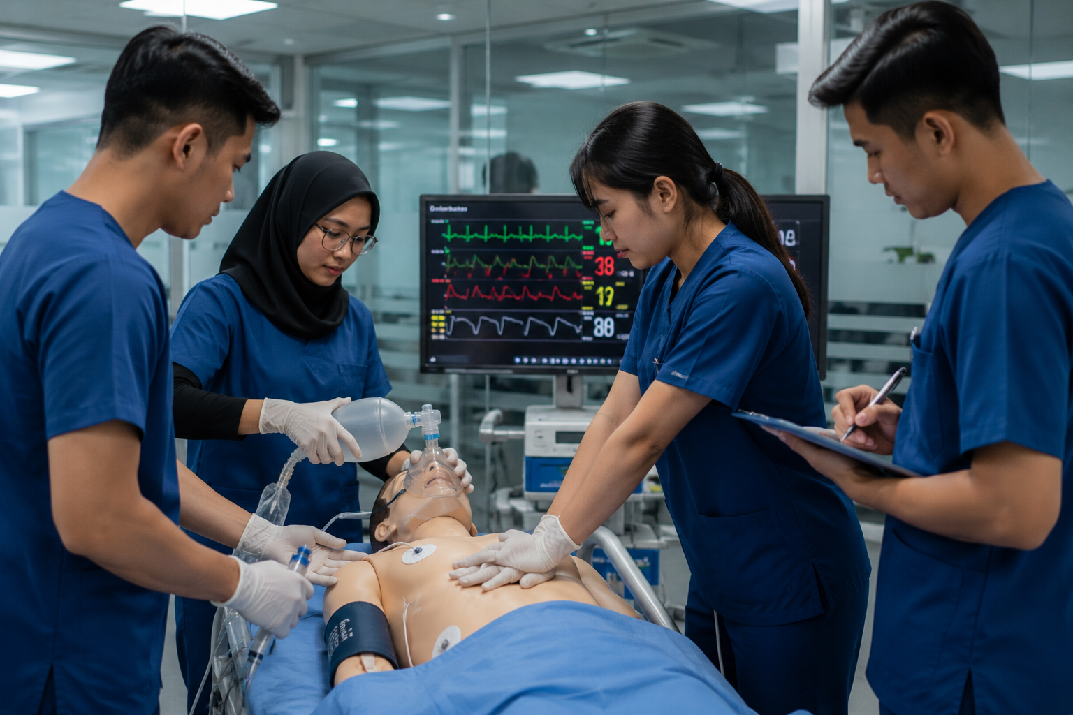 laboratorium simulasi klinis STIKES Istara skill lab modern 2026