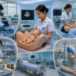 mahasiswa berlatih di laboratorium STIKES Istara