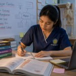 mahasiswa menerapkan cara belajar kuliah kesehatan dengan metode visual