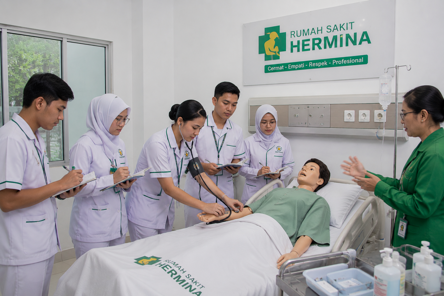 Kampus dan jaringan 53 RS Institut Kesehatan Hermina