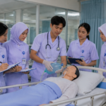 Skill Mahasiswa STIKES Istara saat mengikuti praktik klinik di laboratorium keperawatan
