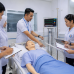 Mahasiswa STIKES Istara mengikuti simulasi kasus klinis menggunakan manekin pasien di laboratorium keperawatan modern.