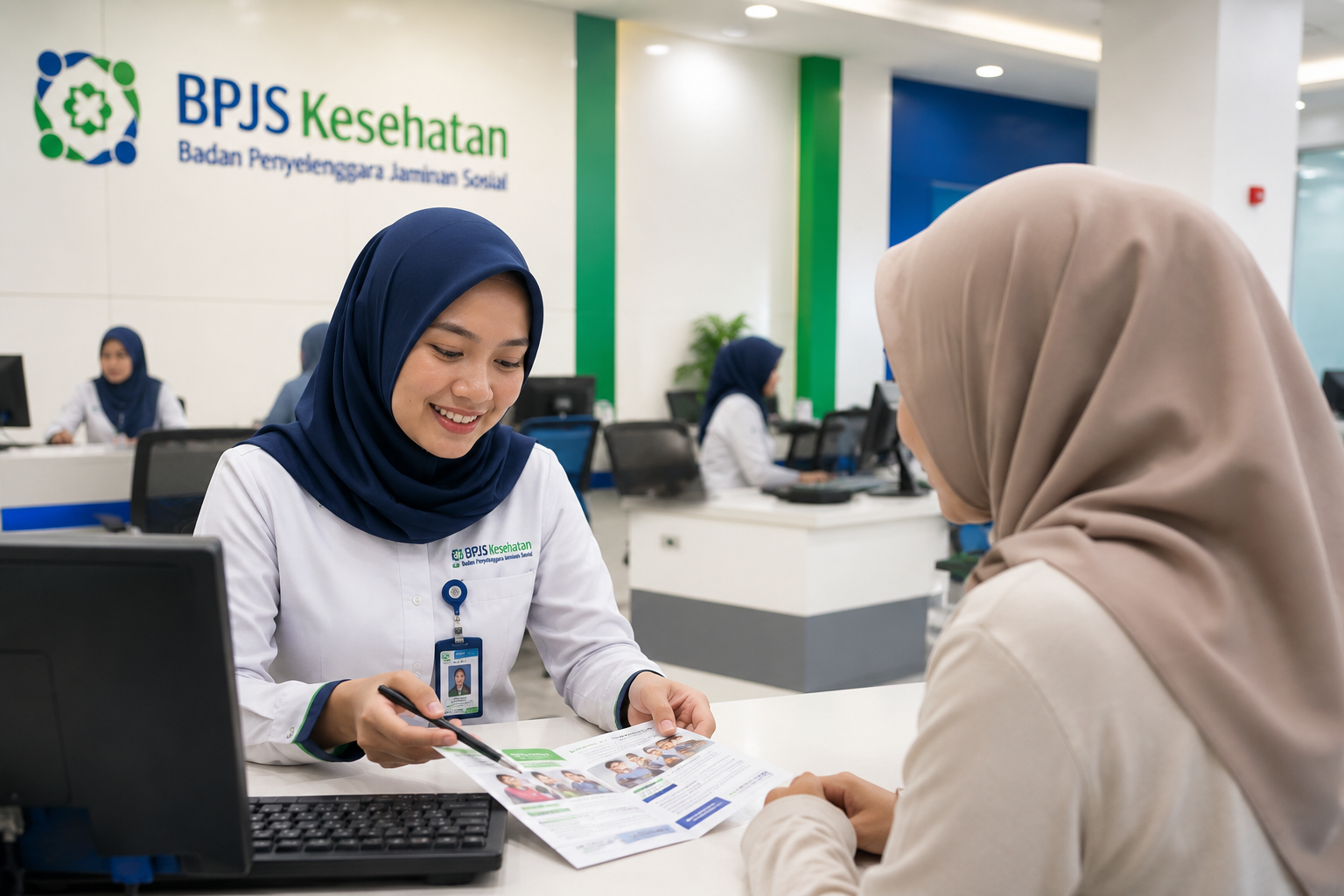 Loker BPJS Kesehatan dengan ilustrasi proses rekrutmen dan seleksi calon pegawai