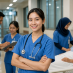 Profesi Ners 2026 menunjukkan mahasiswa keperawatan menjalani praktik klinik di rumah sakit sebagai bagian dari pendidikan profesi.