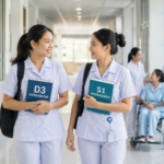D3 vs S1 Keperawatan 2026 ditunjukkan melalui kegiatan praktik mahasiswa keperawatan di laboratorium keterampilan klinis modern.