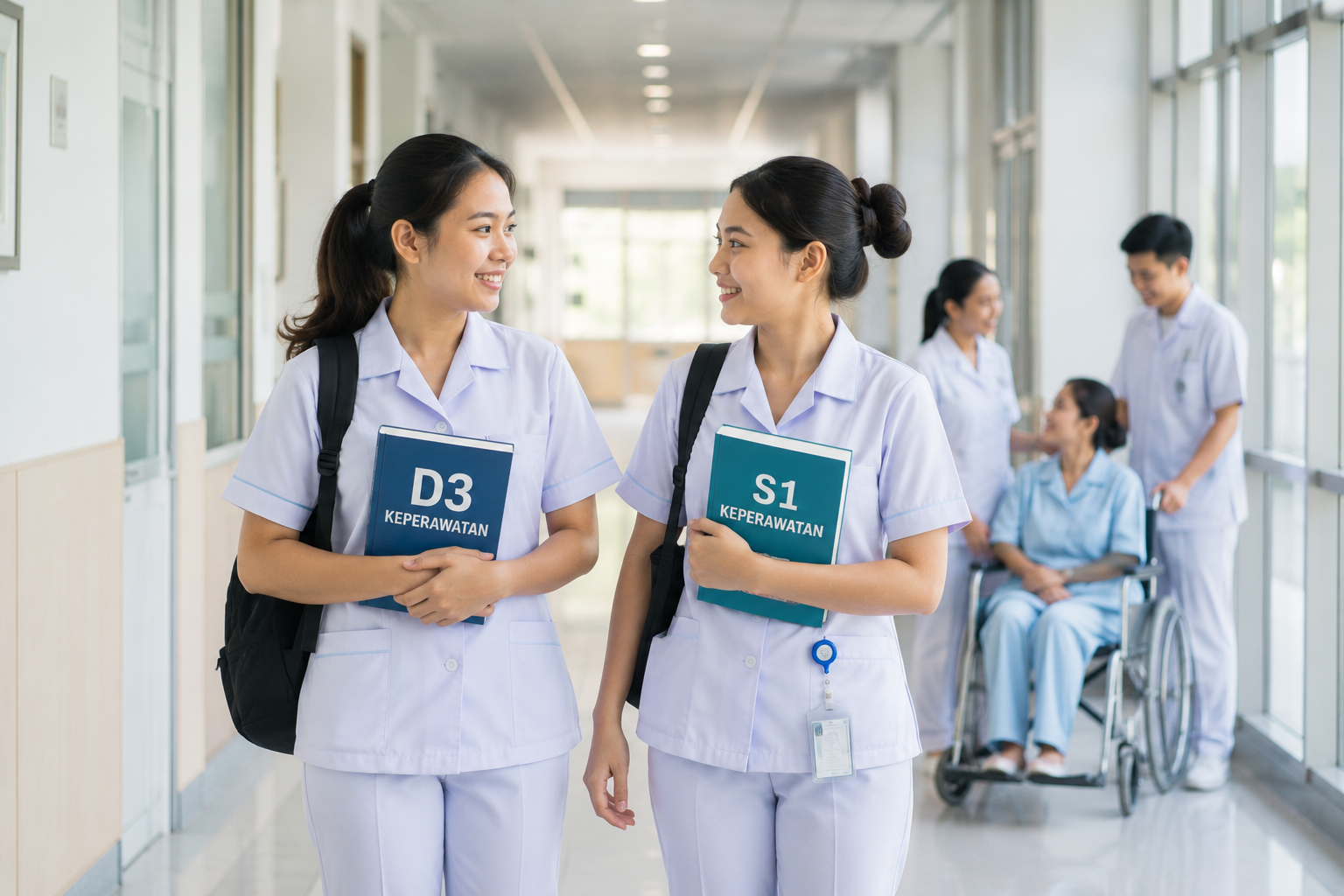 D3 vs S1 Keperawatan 2026 ditunjukkan melalui kegiatan praktik mahasiswa keperawatan di laboratorium keterampilan klinis modern.