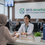 Mahasiswa STIKES Istara berdiskusi mengenai sistem pelayanan BPJS Kesehatan di laboratorium pembelajaran kesehatan