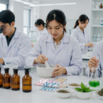 Keahlian Mahasiswa Farmasi saat melakukan praktikum di laboratorium modern