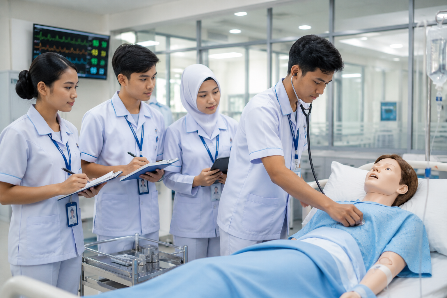 Program Studi Keperawatan STIKES Istara dengan pembelajaran praktik di laboratorium modern