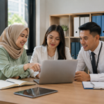 Lulusan STIKES berdiskusi dengan tenaga kesehatan di lingkungan rumah sakit dan instansi pemerintah.