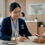 Mahasiswa STIKES Istara berdiskusi dalam kegiatan pembelajaran untuk mengembangkan Soft Skill Lulusan STIKES Istara.