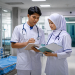 Perbedaan D3 dan S1 Keperawatan saat mahasiswa mengikuti pembelajaran teori dan praktik klinik di rumah sakit.