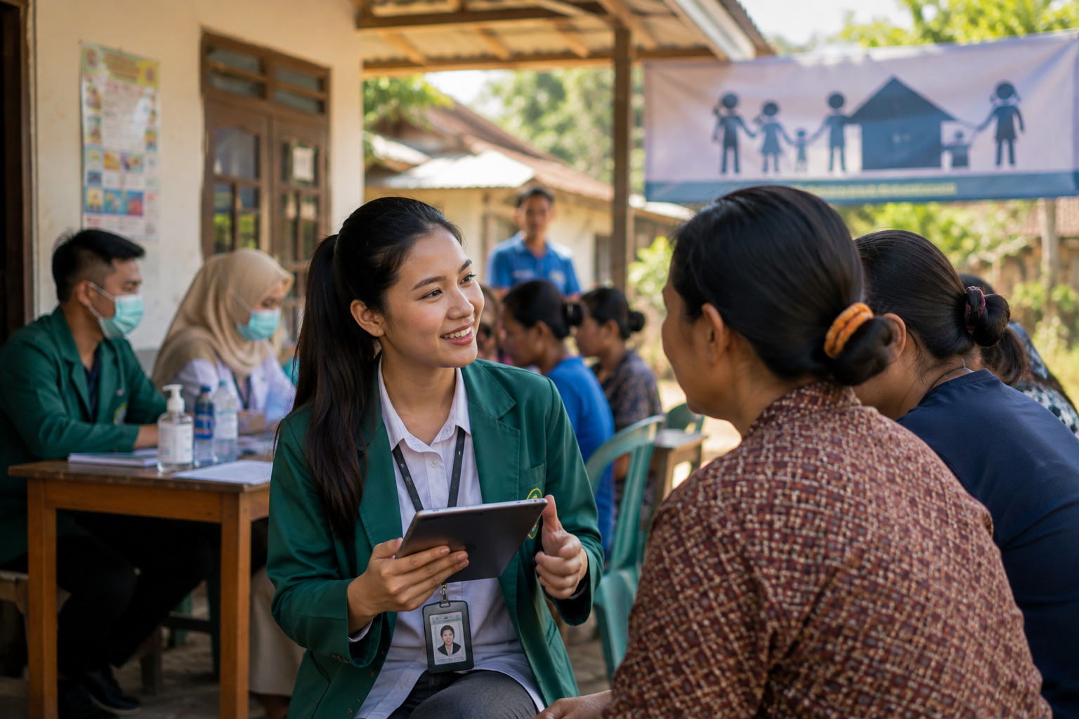 Mahasiswa Program Studi S1 Kesehatan Masyarakat STIKES Istara mengikuti pembelajaran kesehatan masyarakat di kampuss