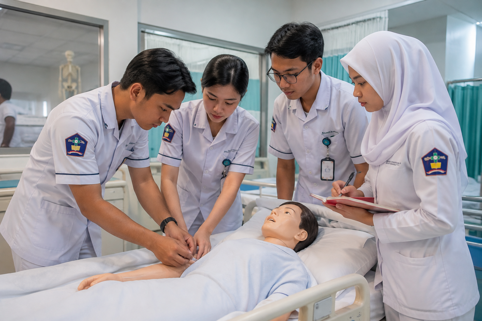 Profesi Ners memberikan pengalaman praktik klinik kepada mahasiswa untuk membangun kompetensi sebagai perawat profesional.