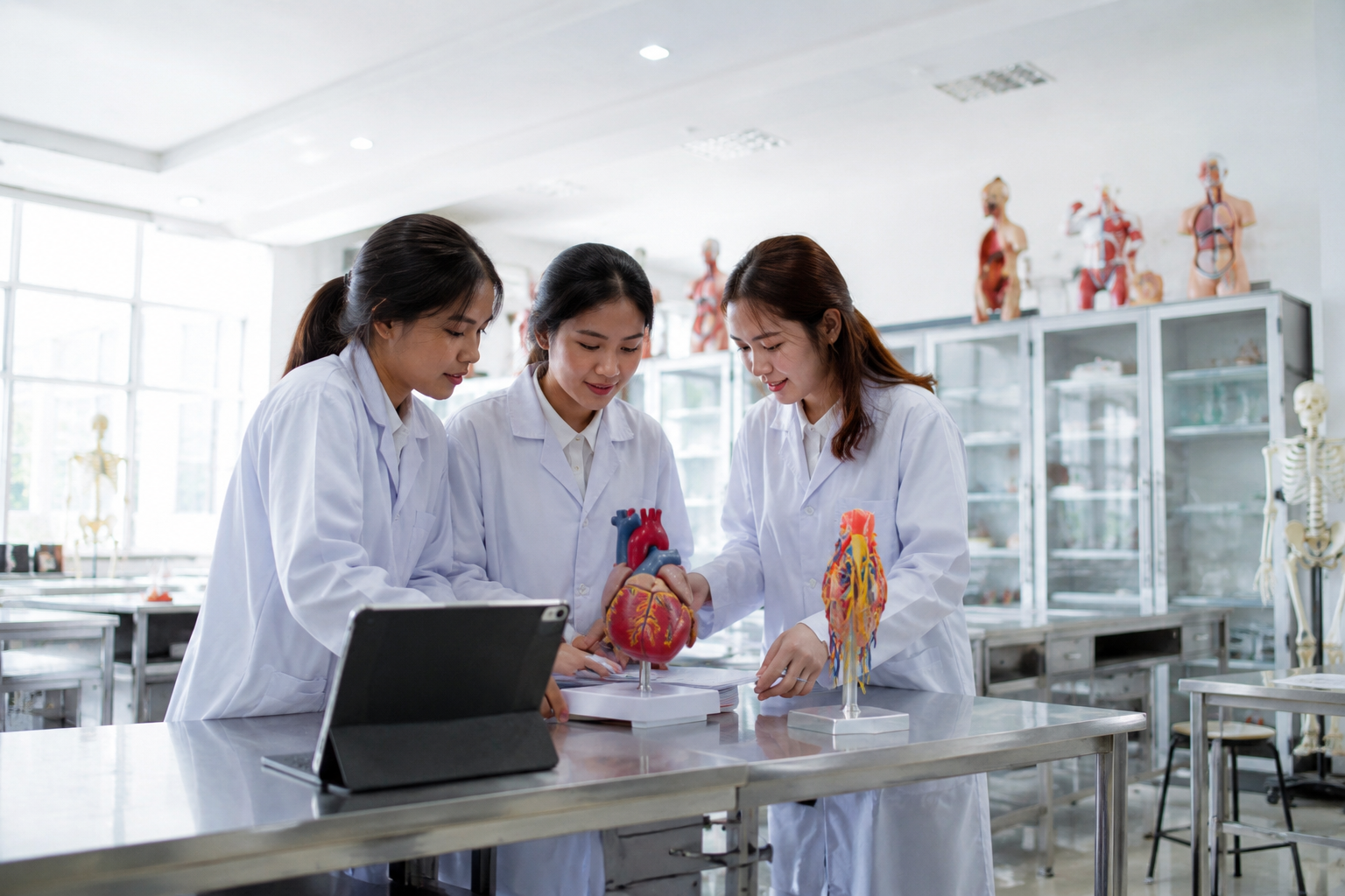 fasilitas kampus STIKES dengan laboratorium kesehatan modern untuk mendukung pembelajaran mahasiswa