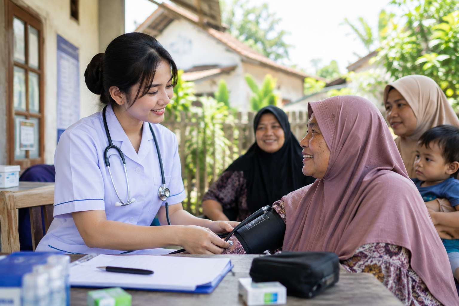 Program Studi Keperawatan membekali mahasiswa dengan kompetensi klinis, komunikasi, dan pelayanan kesehatan masyarakat.