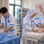 keperawatan atau kebidanan dengan kegiatan praktikum mahasiswa kesehatan