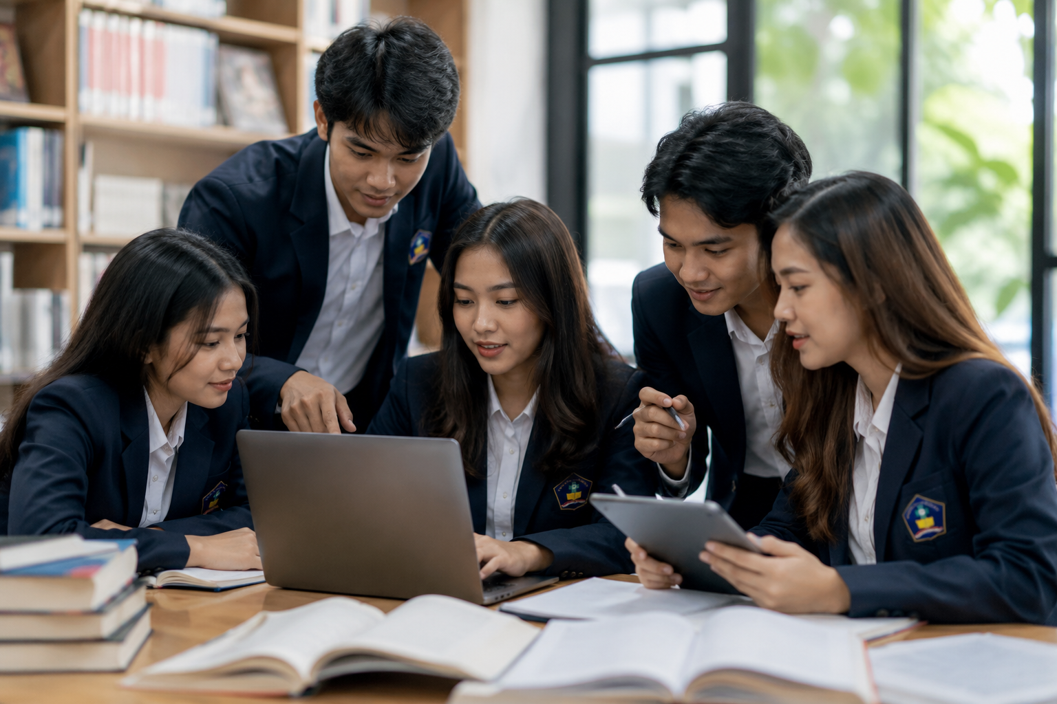 Mahasiswa baru mempelajari istilah dunia perkuliahan seperti SKS, KRS, IPK, dan semester di lingkungan kampus